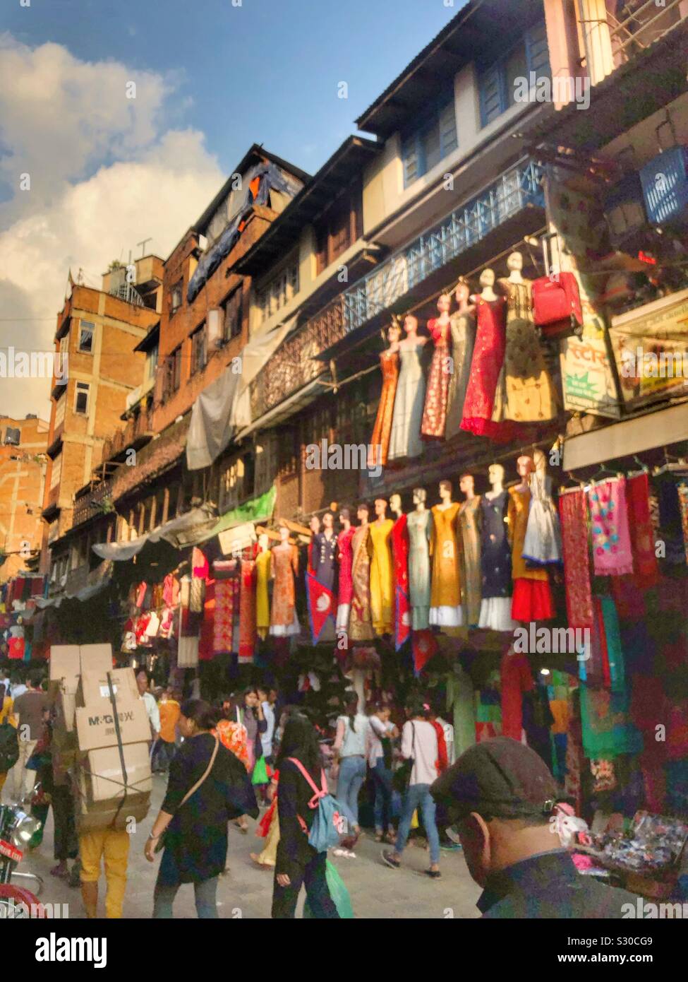 Streets of Kathmandu, Nepal Stock Photo - Alamy