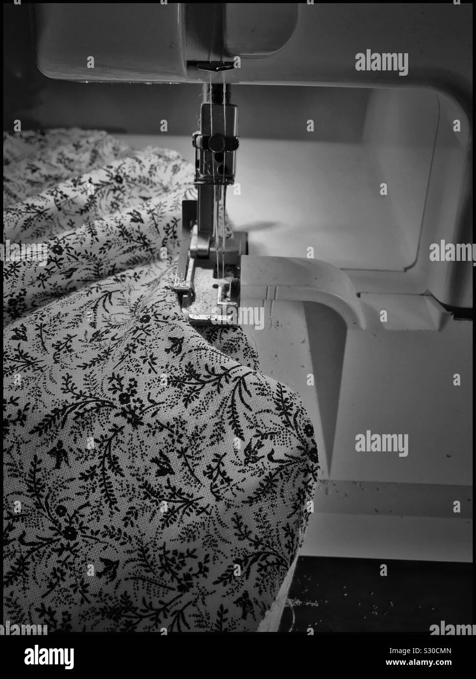 Home sewing. - Smartphone Captured Stock Image