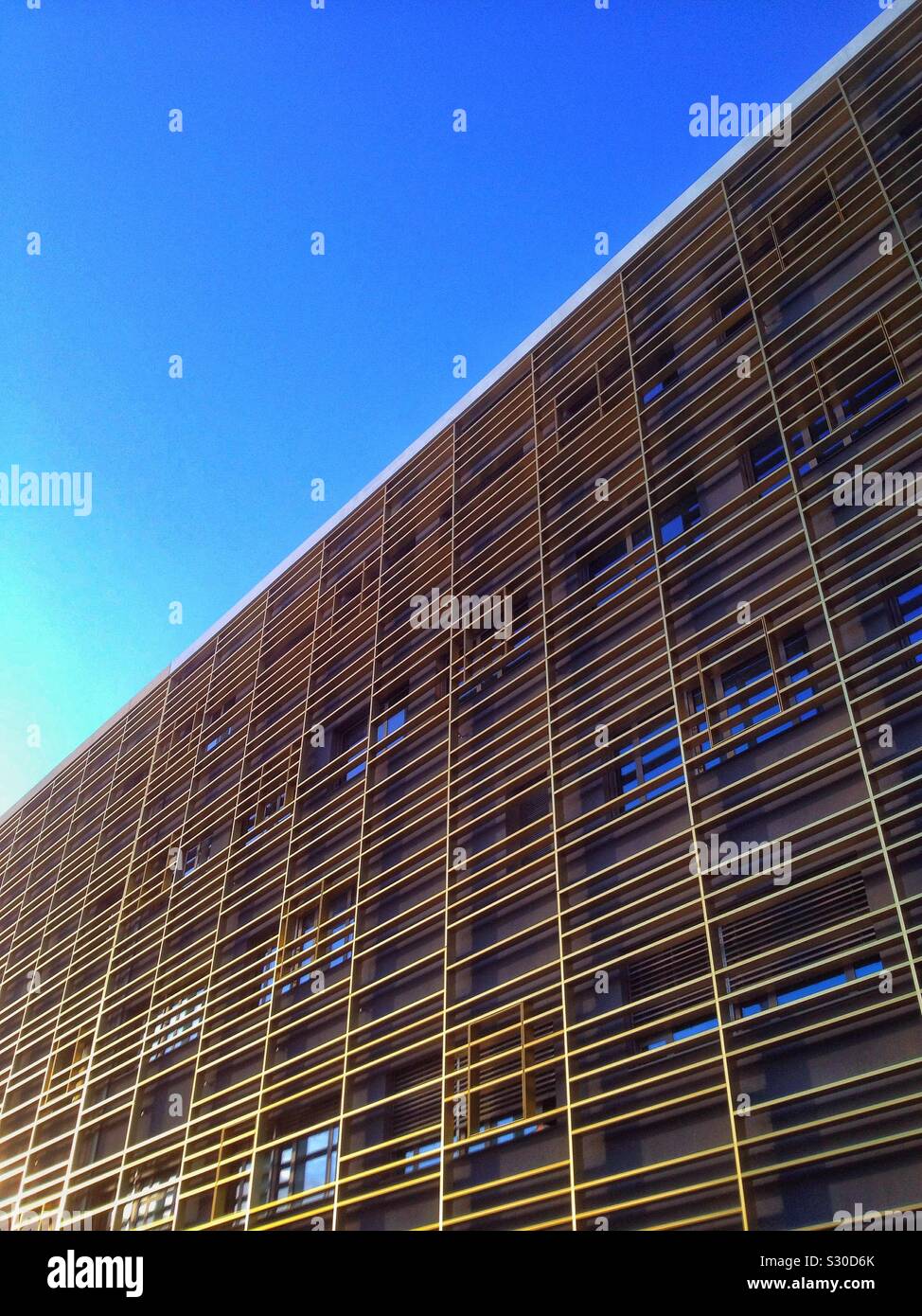 Modern building, sciences University, Montpellier France Stock Photo