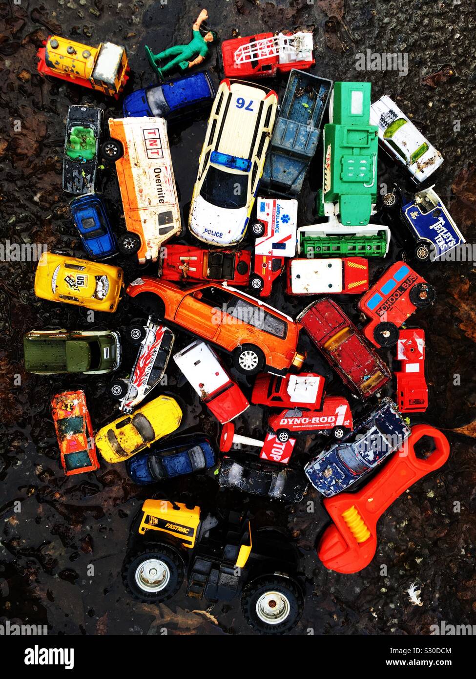 Toys outside in the rain hires stock photography and images Alamy