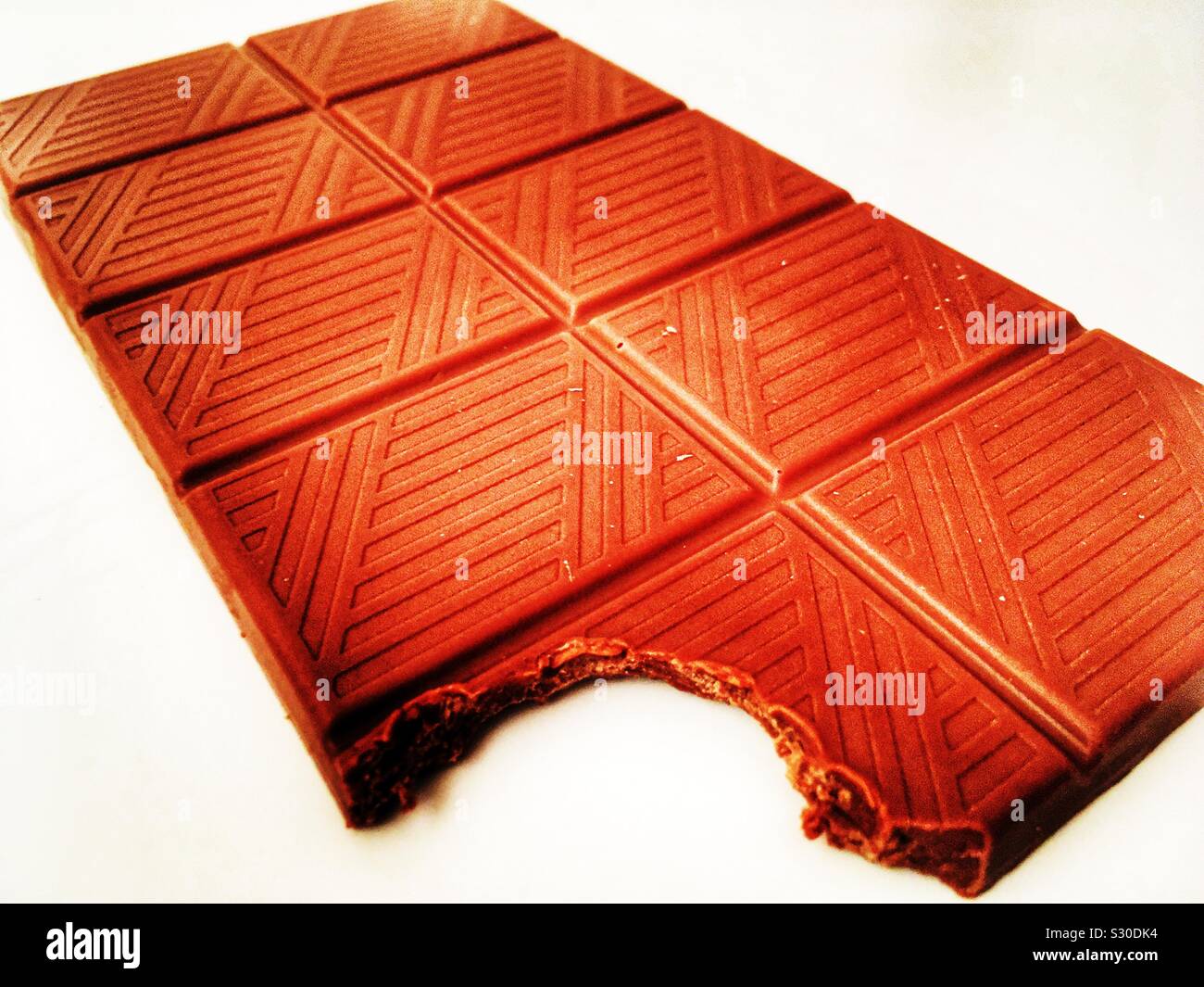 Milk chocolate bar Stock Photo Alamy