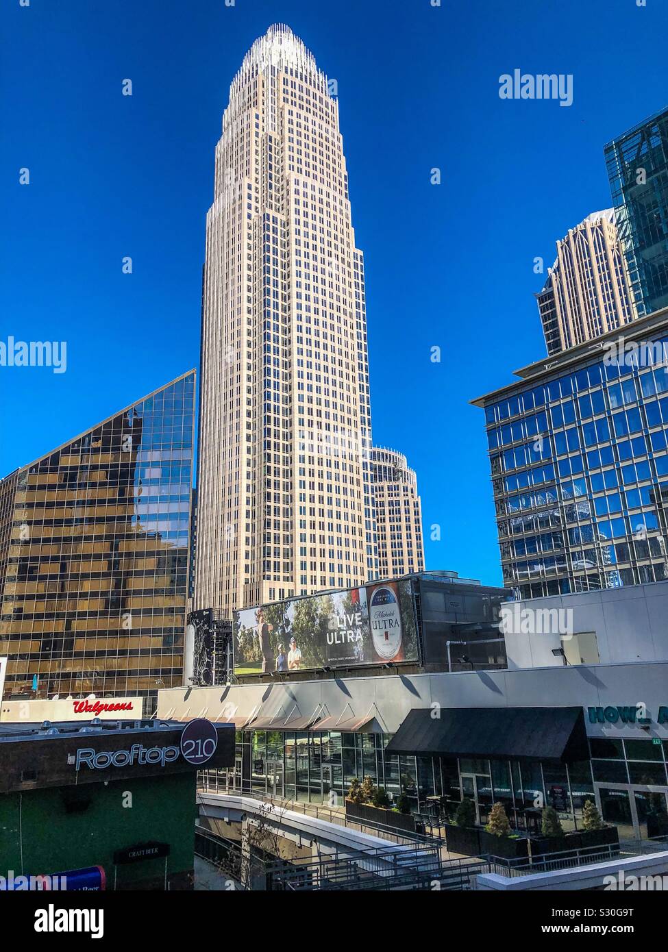 Uptown Charlotte Stock Photo Alamy