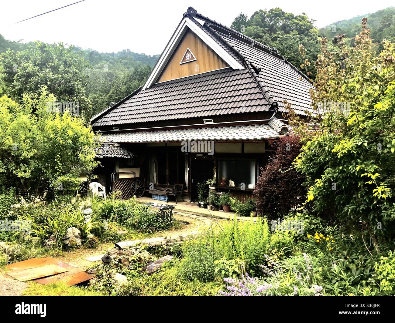 Japanese country house Stock Photo - Alamy