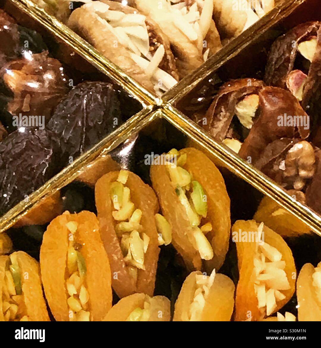 Dubai exotic dried fruit Stock Photo Alamy