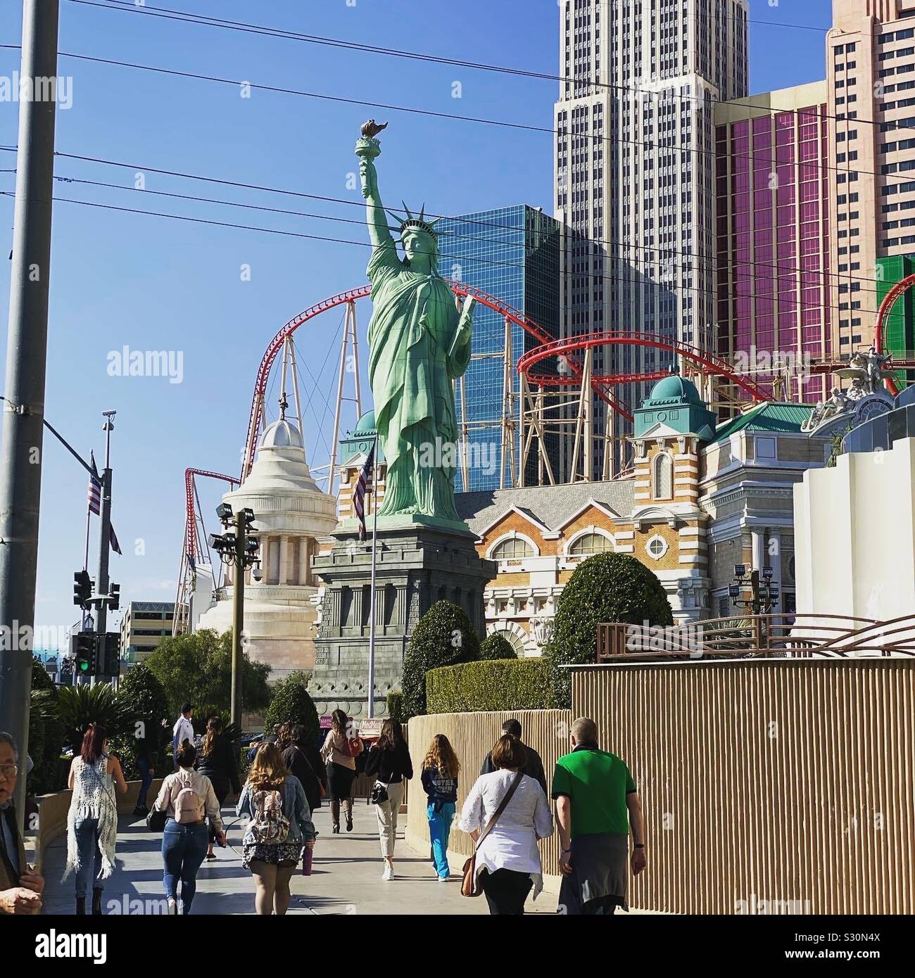 New York New York, Las Vegas Stock Photo Alamy