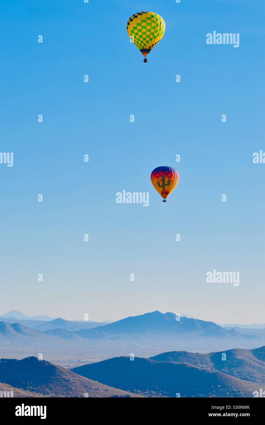 Hot Air Balloons, Phoenix Arizona Stock Photo Alamy