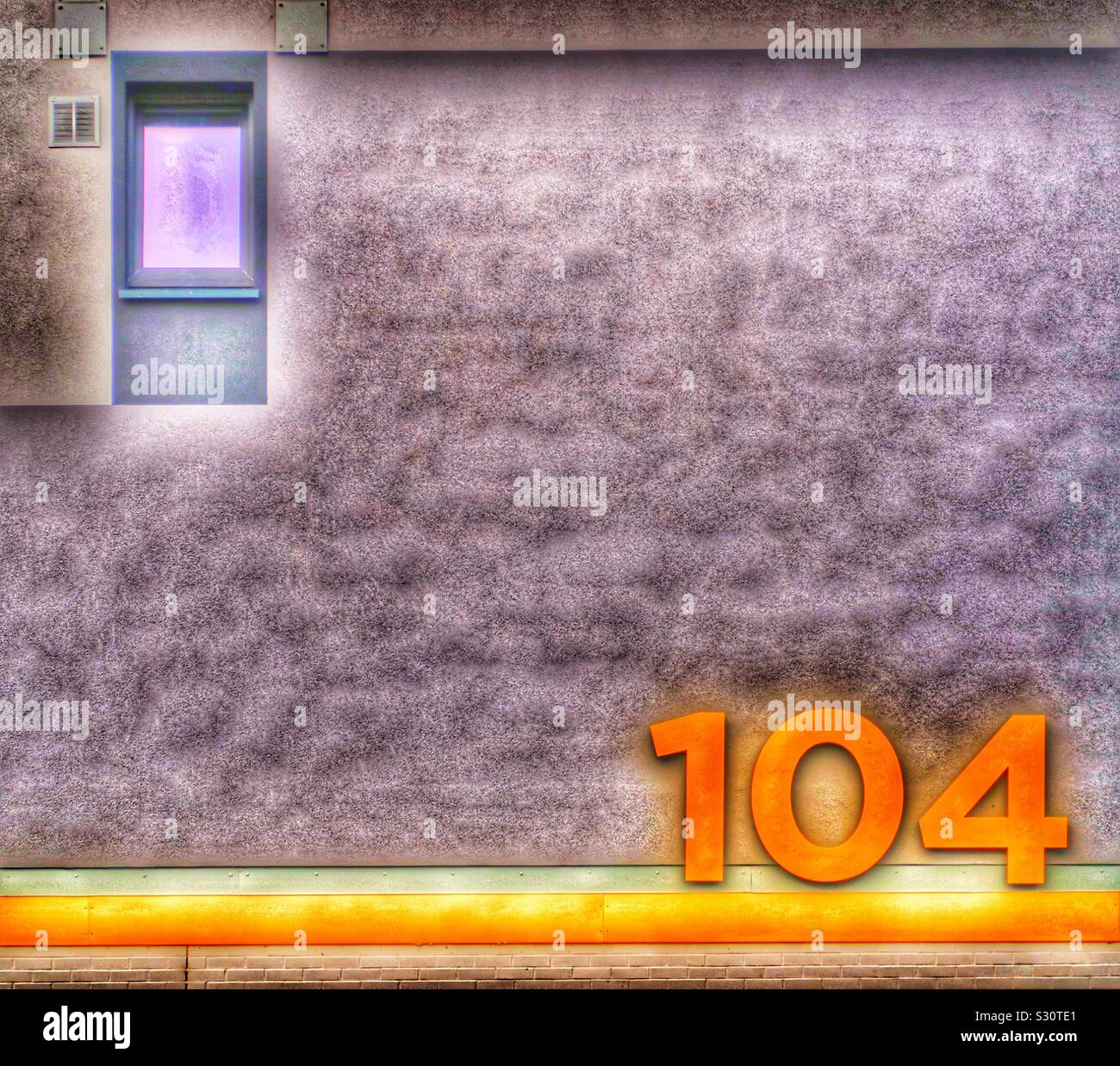 104 and window Stock Photo - Alamy