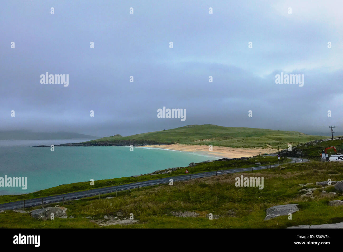 Horgabost beach Isle of Harris, Scotland. - Smartphone Captured Stock Image