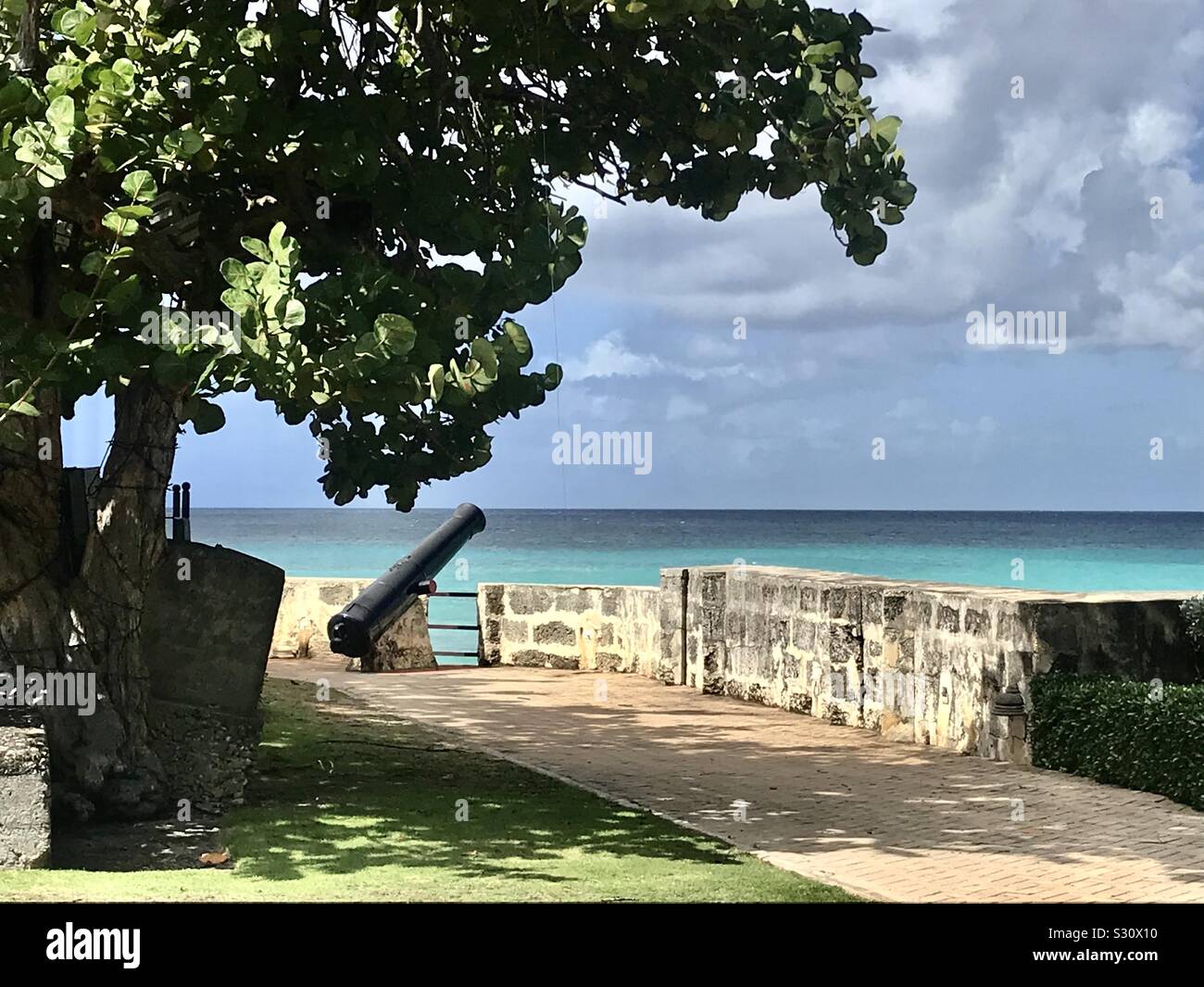 Fort Charles, a British fort built in the 1650’s. Bridgetown, Barbados Stock Photo