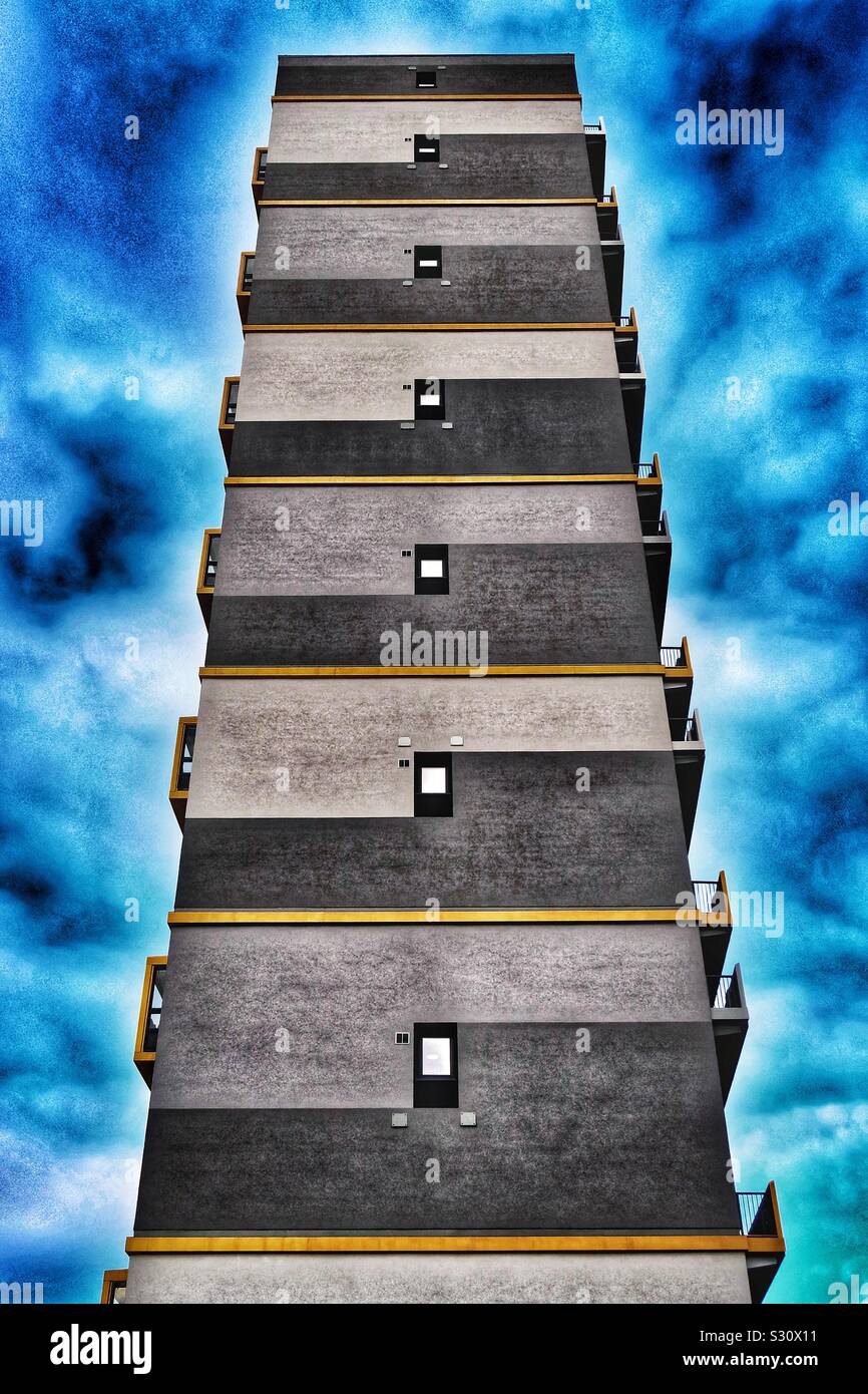 pyramid accommodation - Smartphone Captured Stock Image