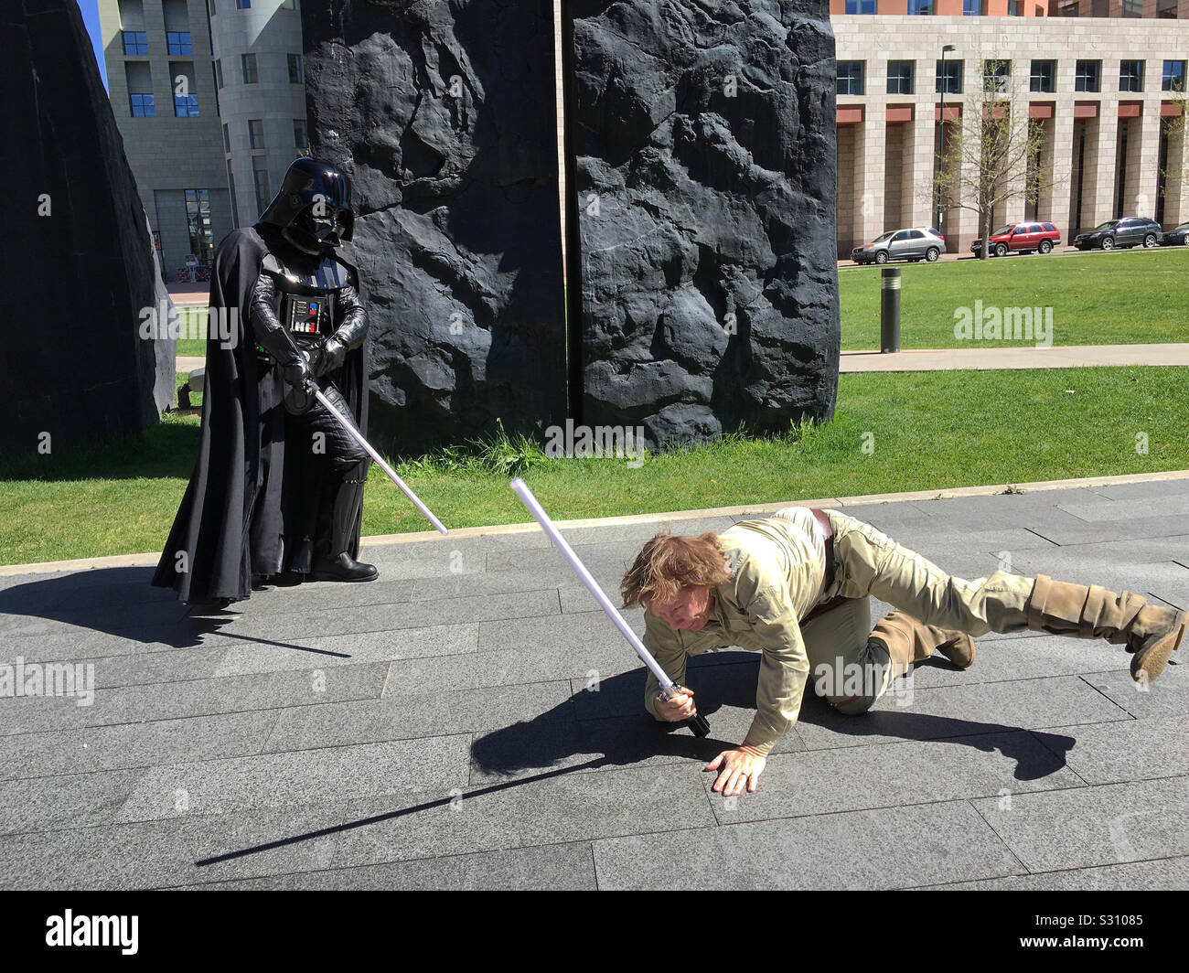 Star Wars Luke Skywalker Vs Darth Vader Return Of The Jedi