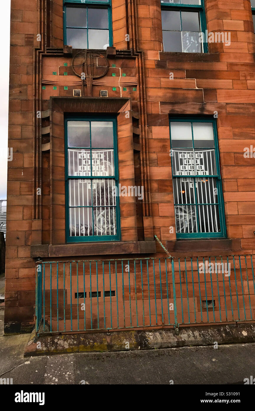 Scotland Street School Museum. Charles Rennie Mackintosh designed School in Glasgow, Scotland. Opened in 1906. - Smartphone Captured Stock Image