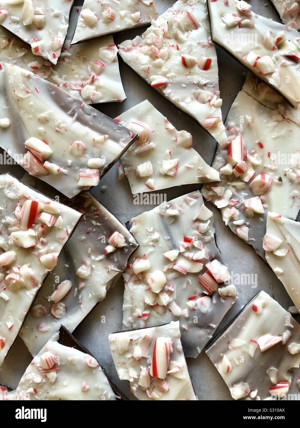 Peppermint bark - Smartphone Captured Stock Image