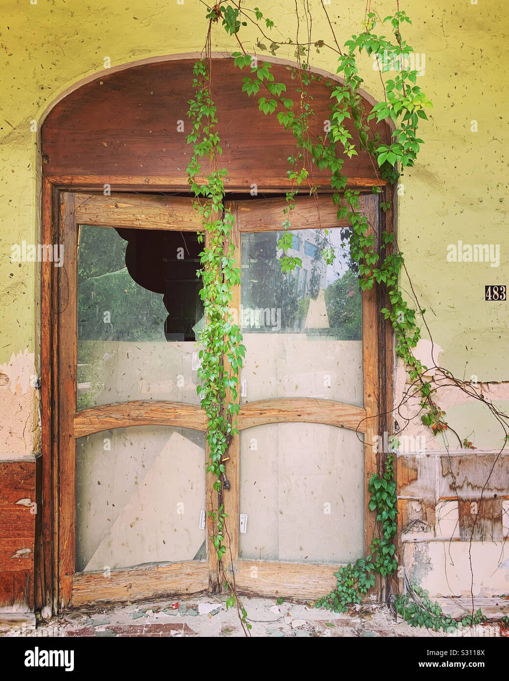 Decayed building - Smartphone Captured Stock Image