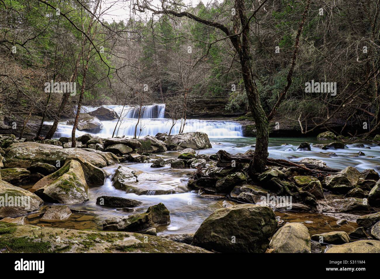 Lower Potter Falls, Wartburg TN Stock Photo Alamy
