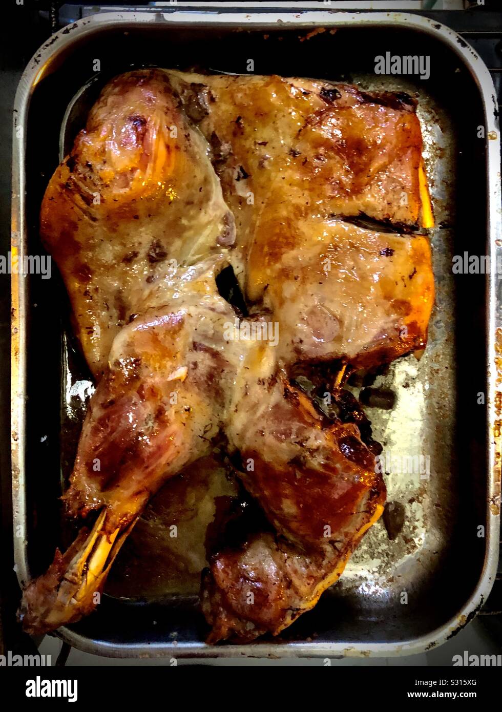 Homemade lamb roast Stock Photo
