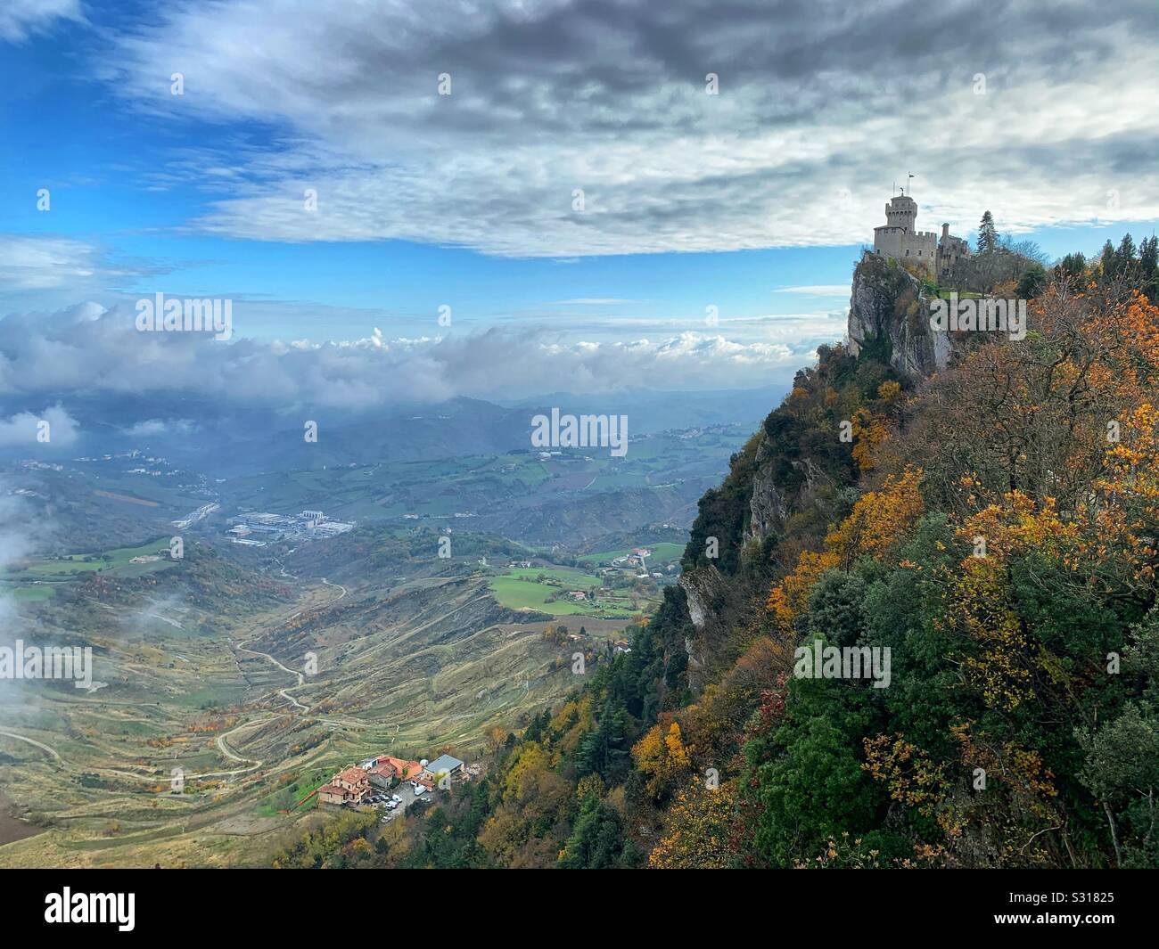 San Marino. - Smartphone Captured Stock Image