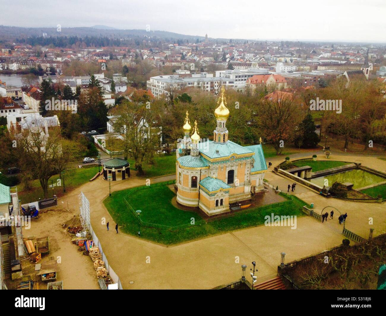 Russian chapel at Mathildenhöhe. Darmstadt. Hesse. Germany Stock Photo
