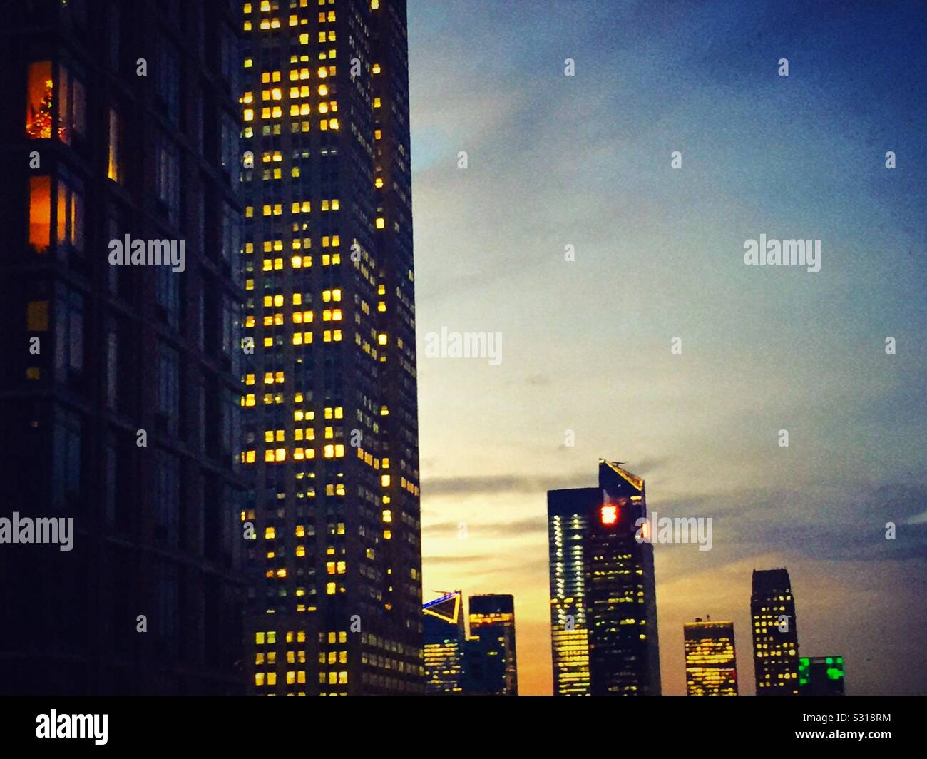 NYC - Smartphone Captured Stock Image