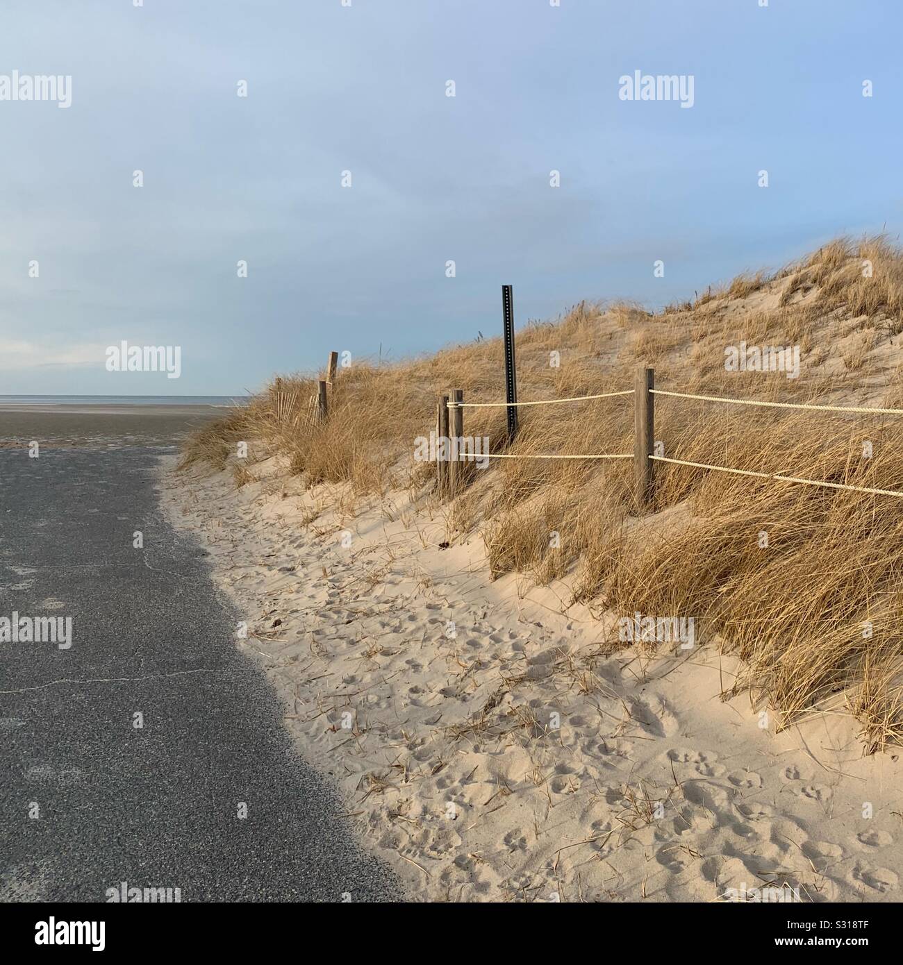 Chapin Beach, Dennis, Cape Cod, Massachusetts, United States - Smartphone Captured Stock Image