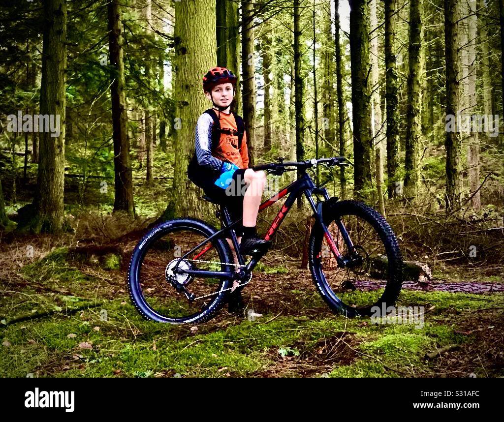 boy mountain bike
