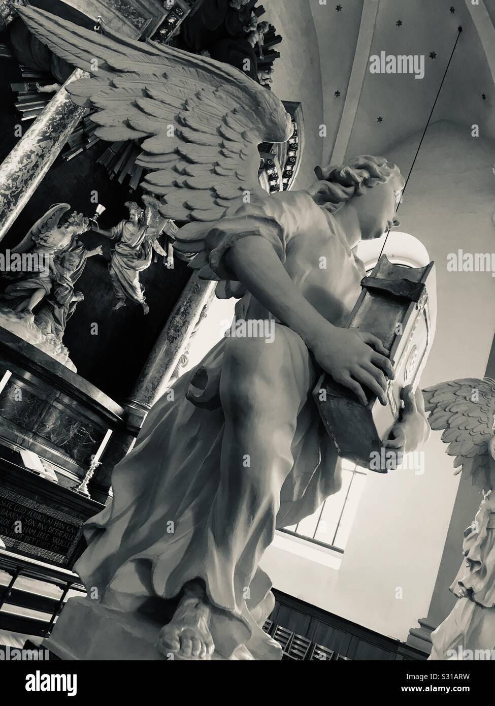 Winged angel - Smartphone Captured Stock Image