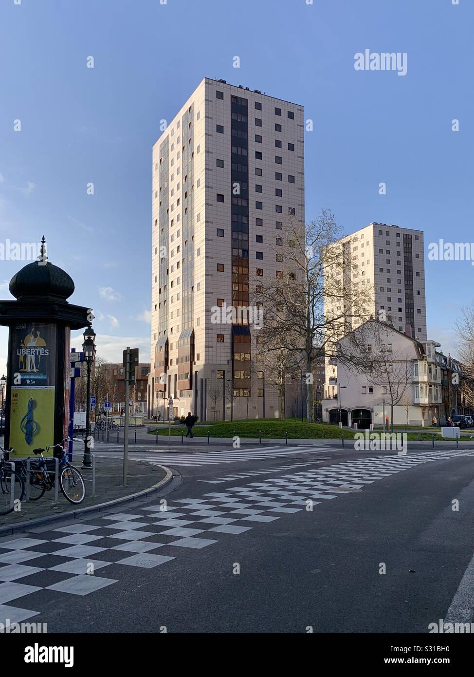 Porte de Halles/Marolles, Saint-Gilles, Bruxelles, Belgique Stock Photo