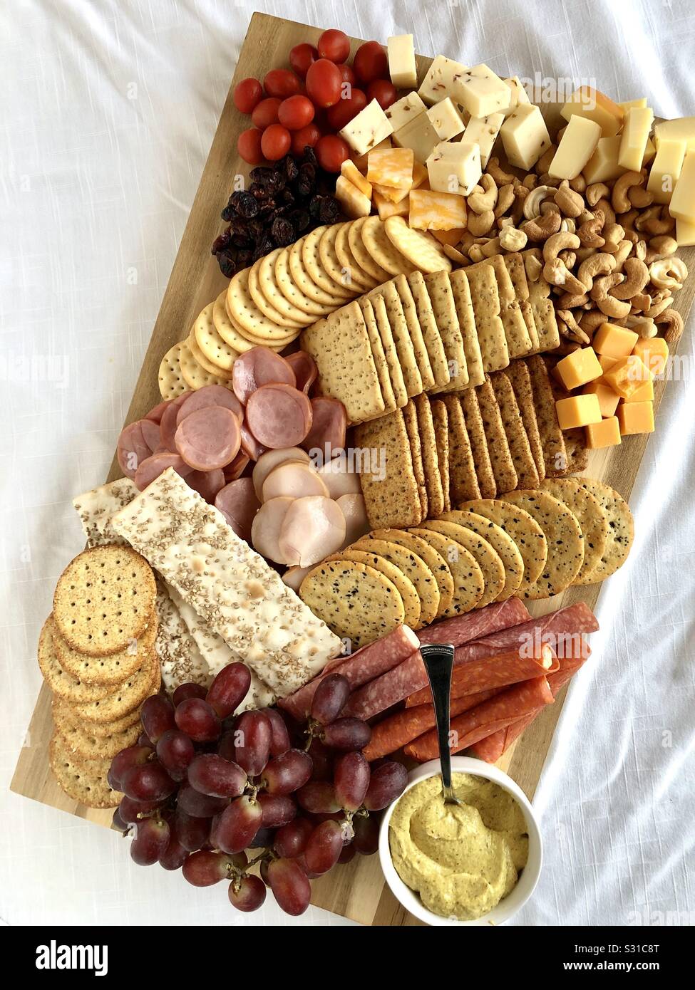 Charcuterie board - Smartphone Captured Stock Image