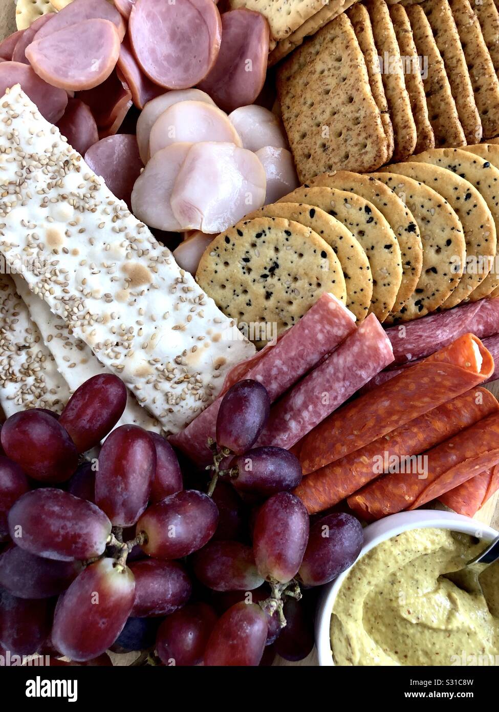 Charcuterie board - Smartphone Captured Stock Image
