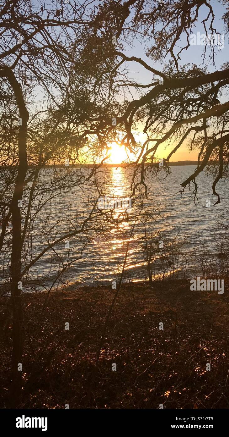 Eagle Mountain Lake Stock Photo Alamy