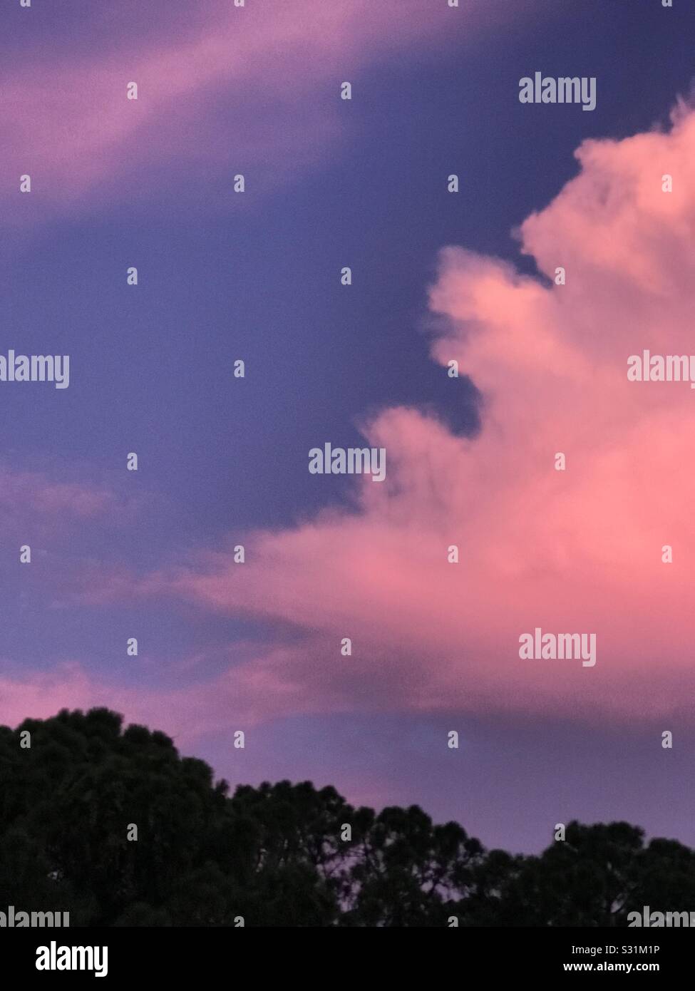Pink clouds sky hi-res stock photography and images - Alamy