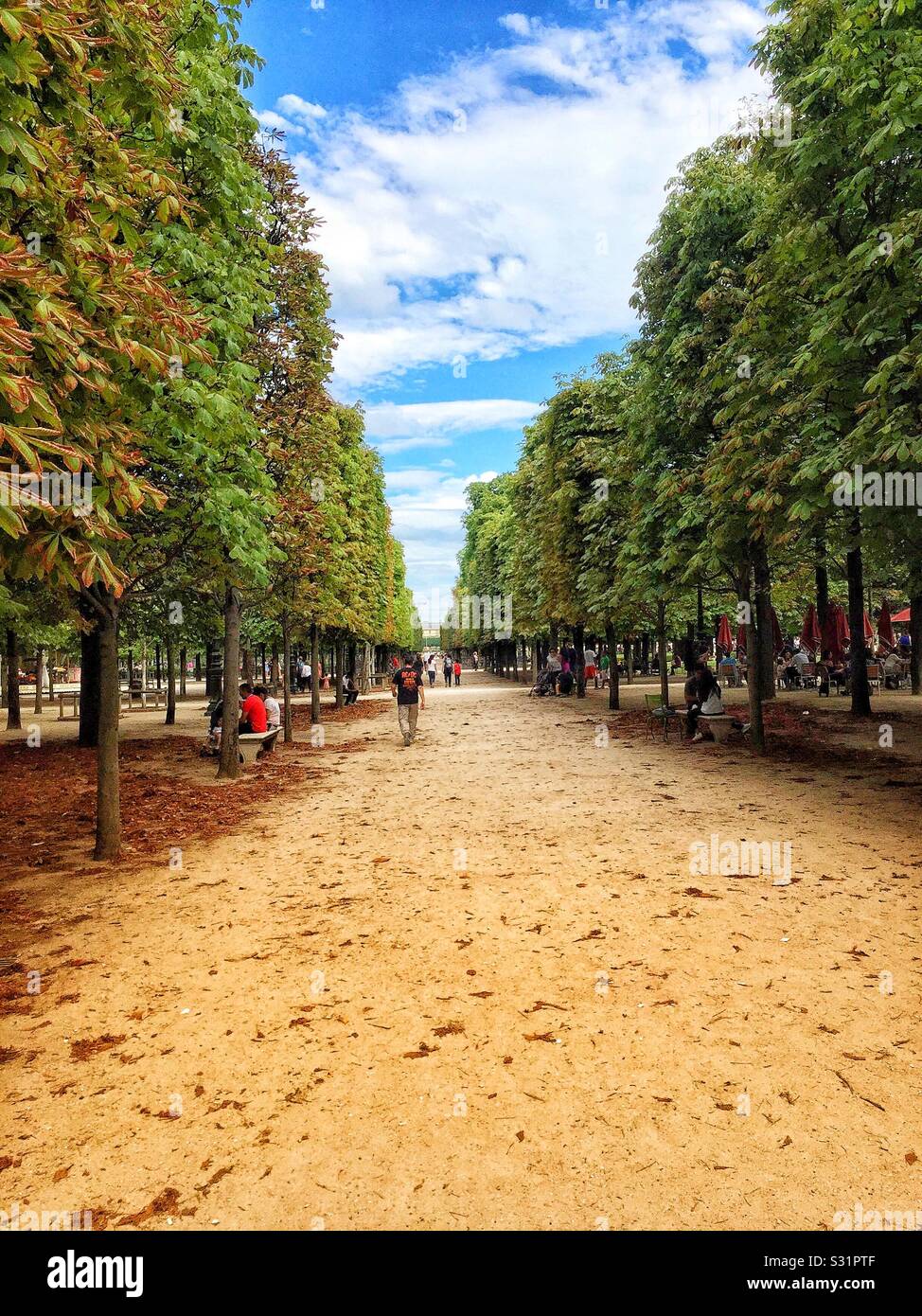 Tuileries Garden , Paris Stock Photo