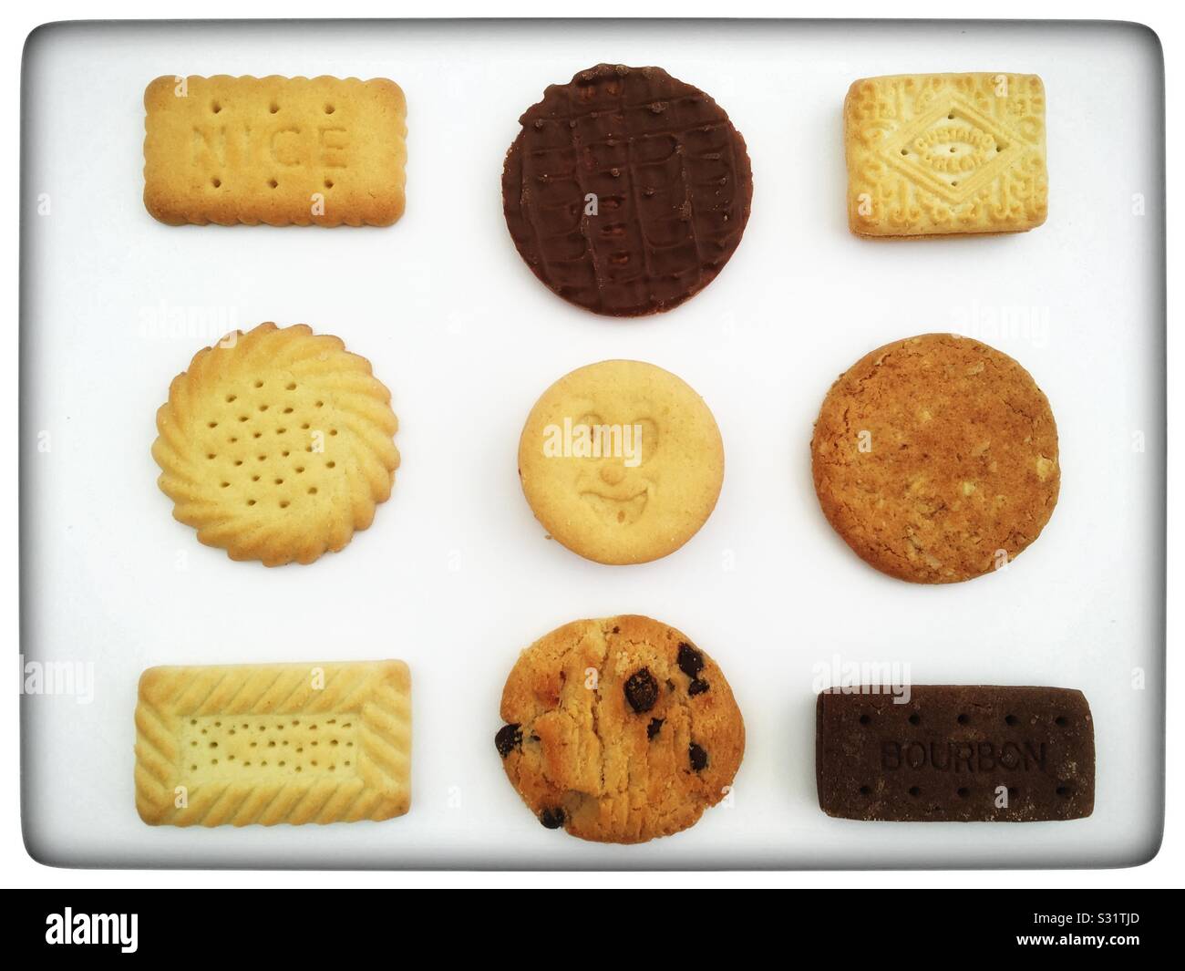 McVities biscuits - Smartphone Captured Stock Image