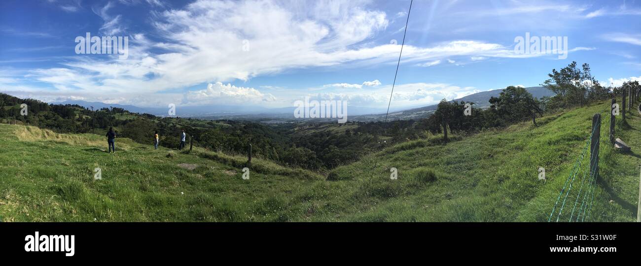 Costa Rica panoramic Stock Photo