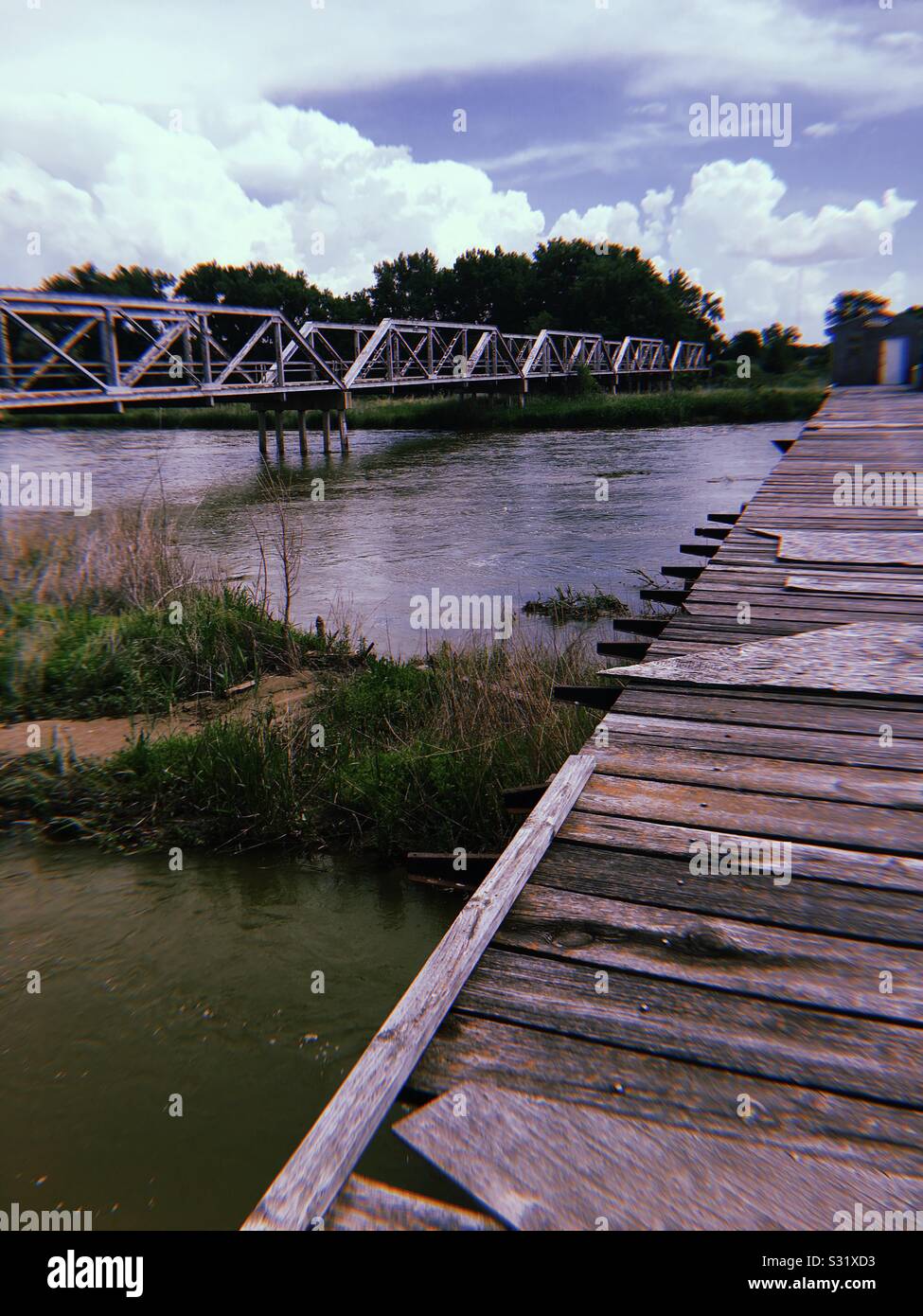 Witches Bridge Grand Island Nebraska Stock Photo Alamy