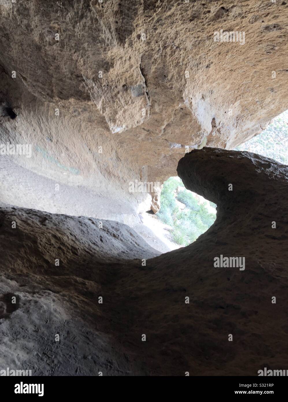 Arizona wave cave Stock Photo Alamy