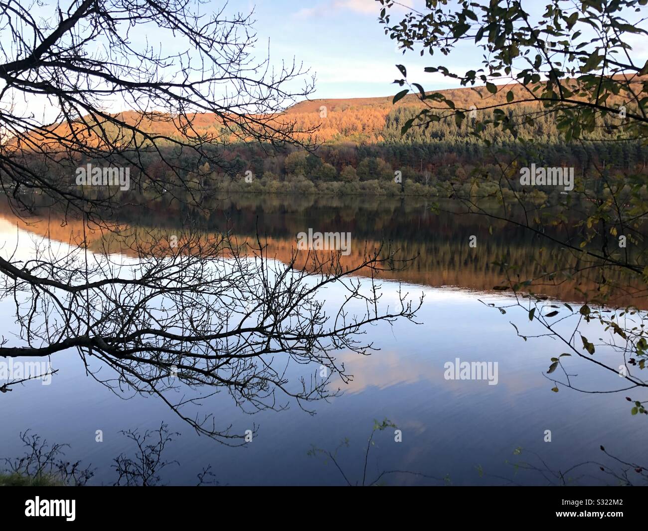 Ladybower reservoir Stock Photo
