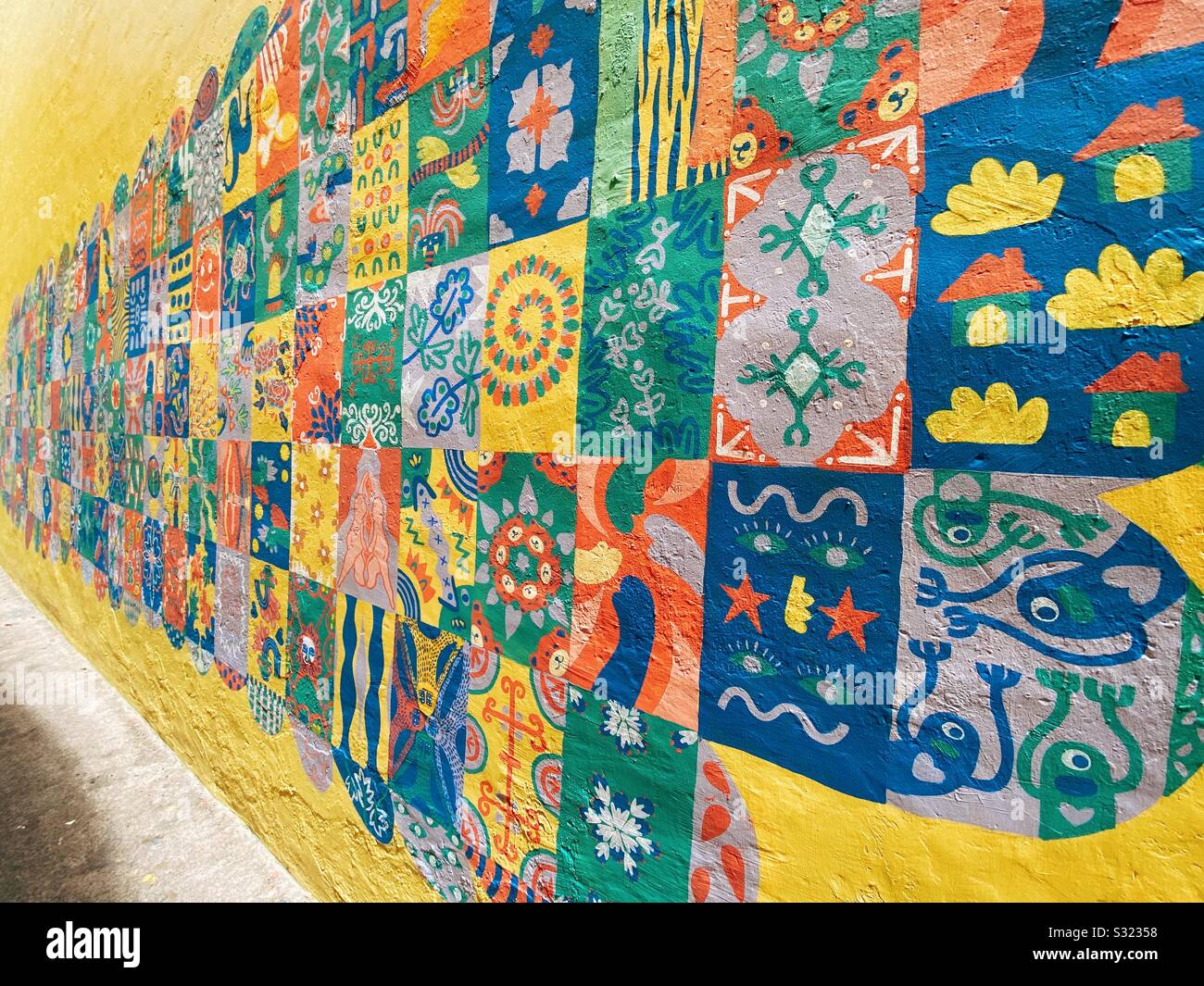 Street Art Of Medley Alley In Joo Chiat In Katong Singapore Stock Photo Alamy