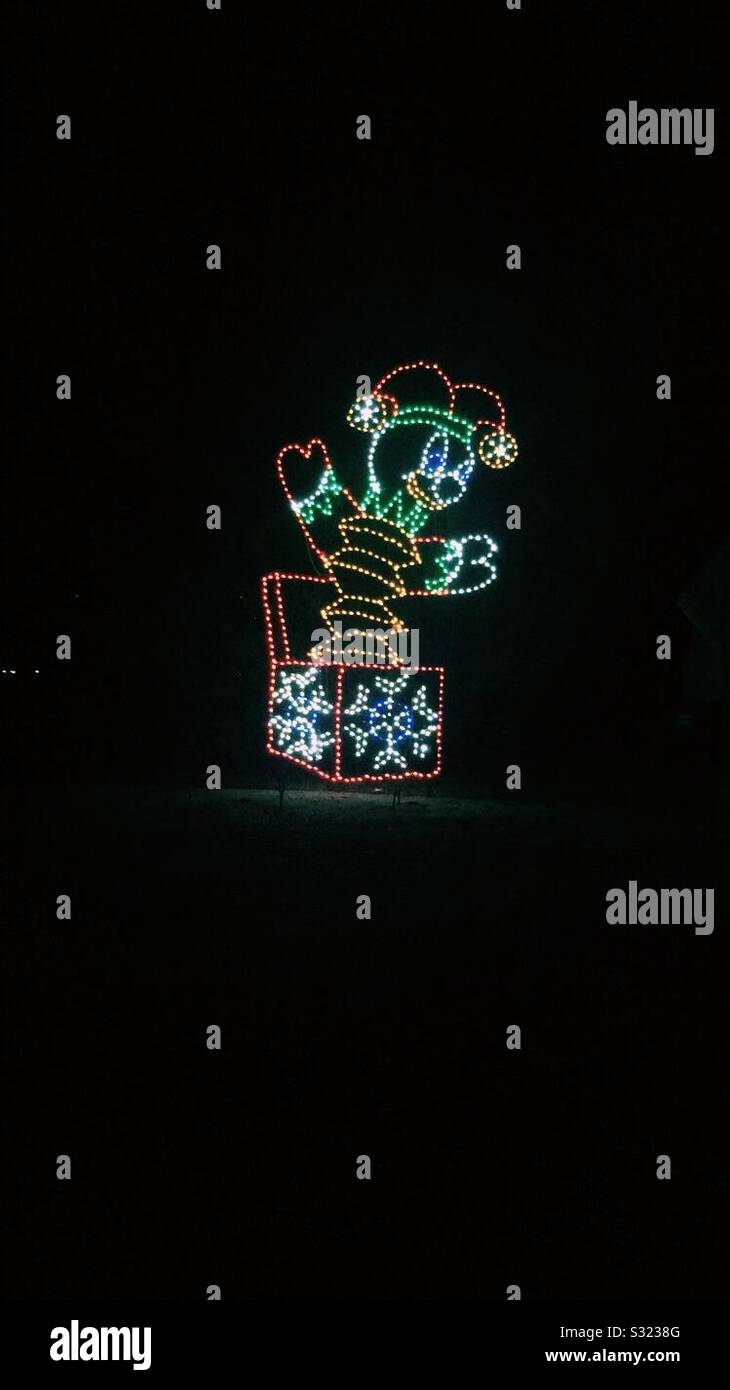 Christmas Tree Lane Stock Photo Alamy