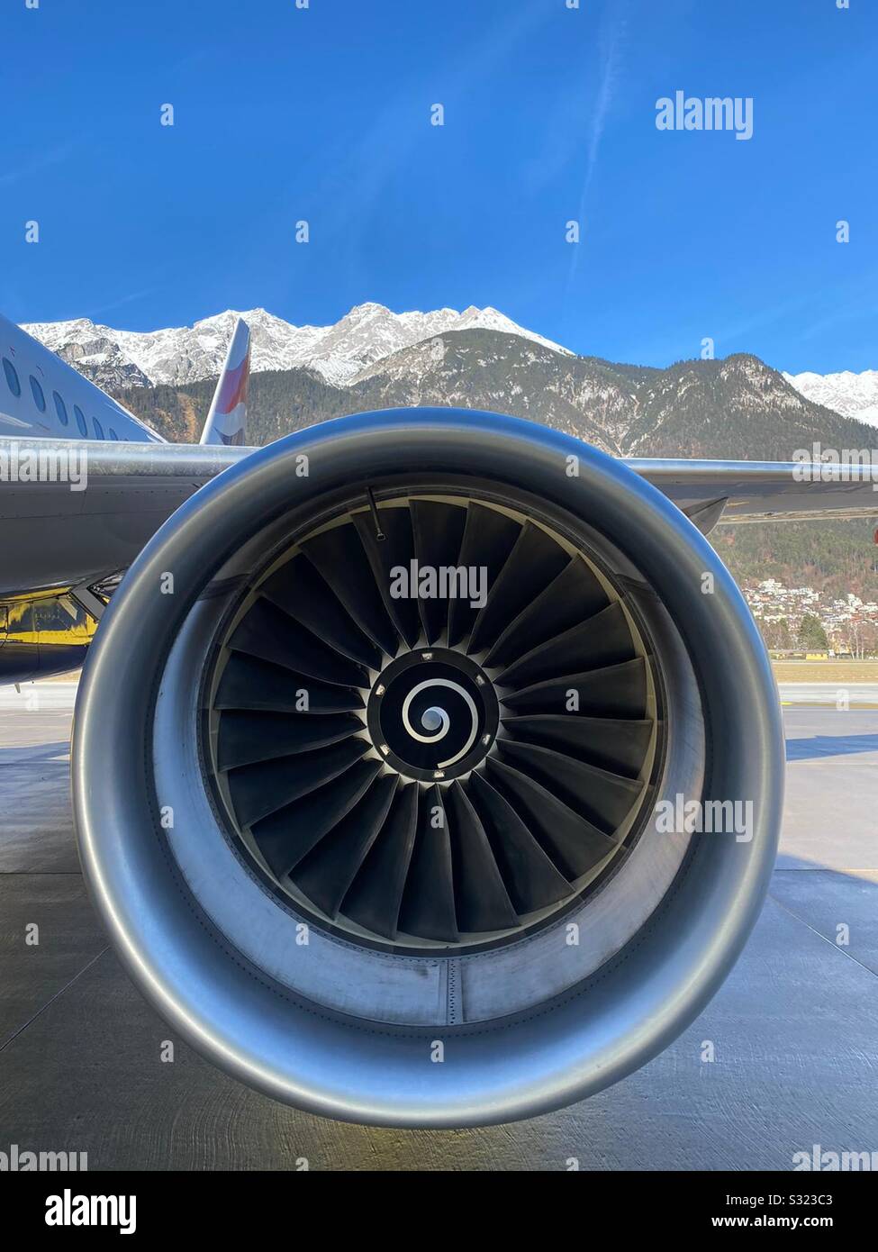 Turbo engine - Smartphone Captured Stock Image