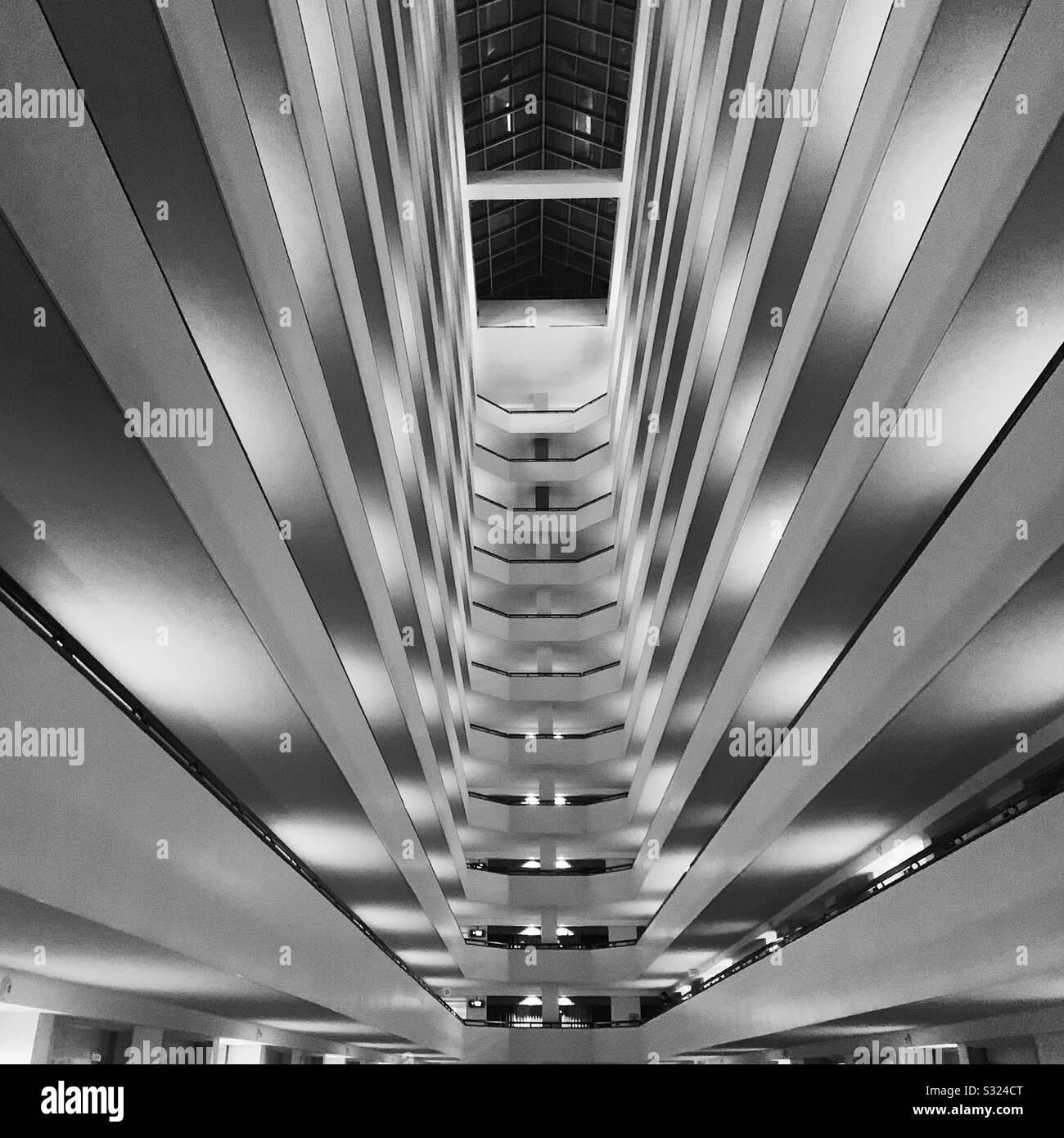 Atrium Black and White Stock Photos & Images - Alamy