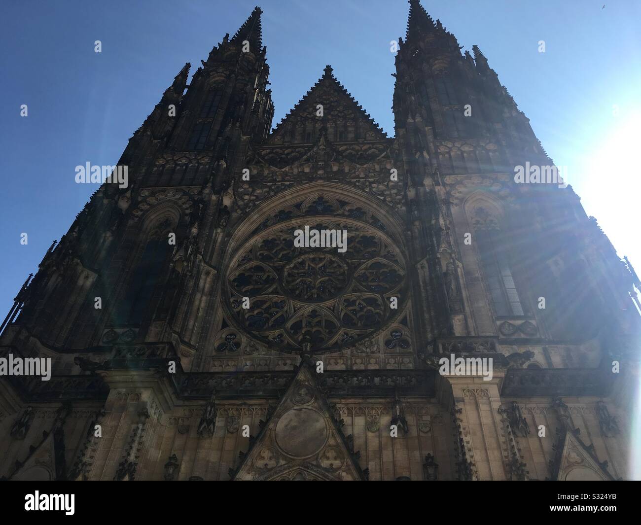 Kirche in Prag Stock Photo