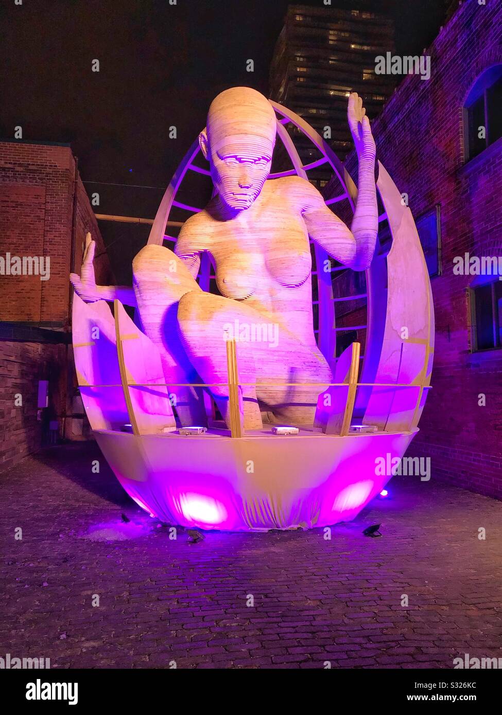 Toronto Light Fest. - Smartphone Captured Stock Image