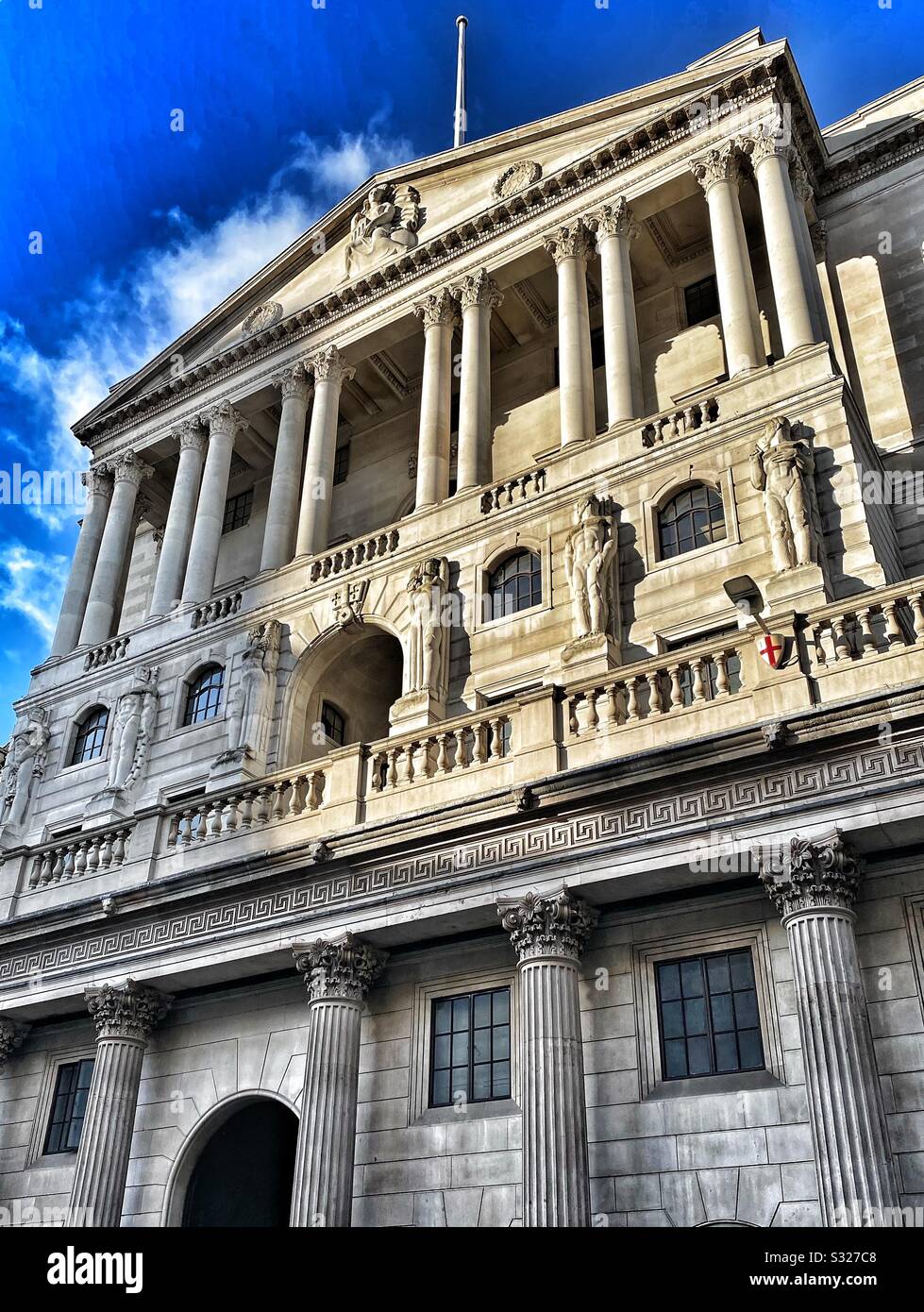 The Bank of England in London, January 2020 - Smartphone Captured Stock Image