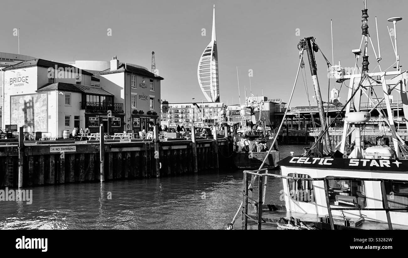 Old Portsmouth - Smartphone Captured Stock Image