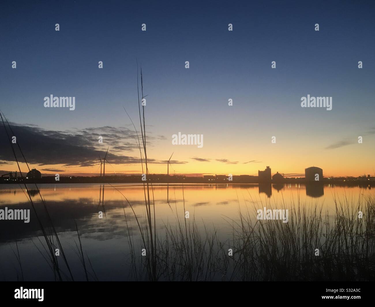 Sunset in Providence Stock Photo Alamy