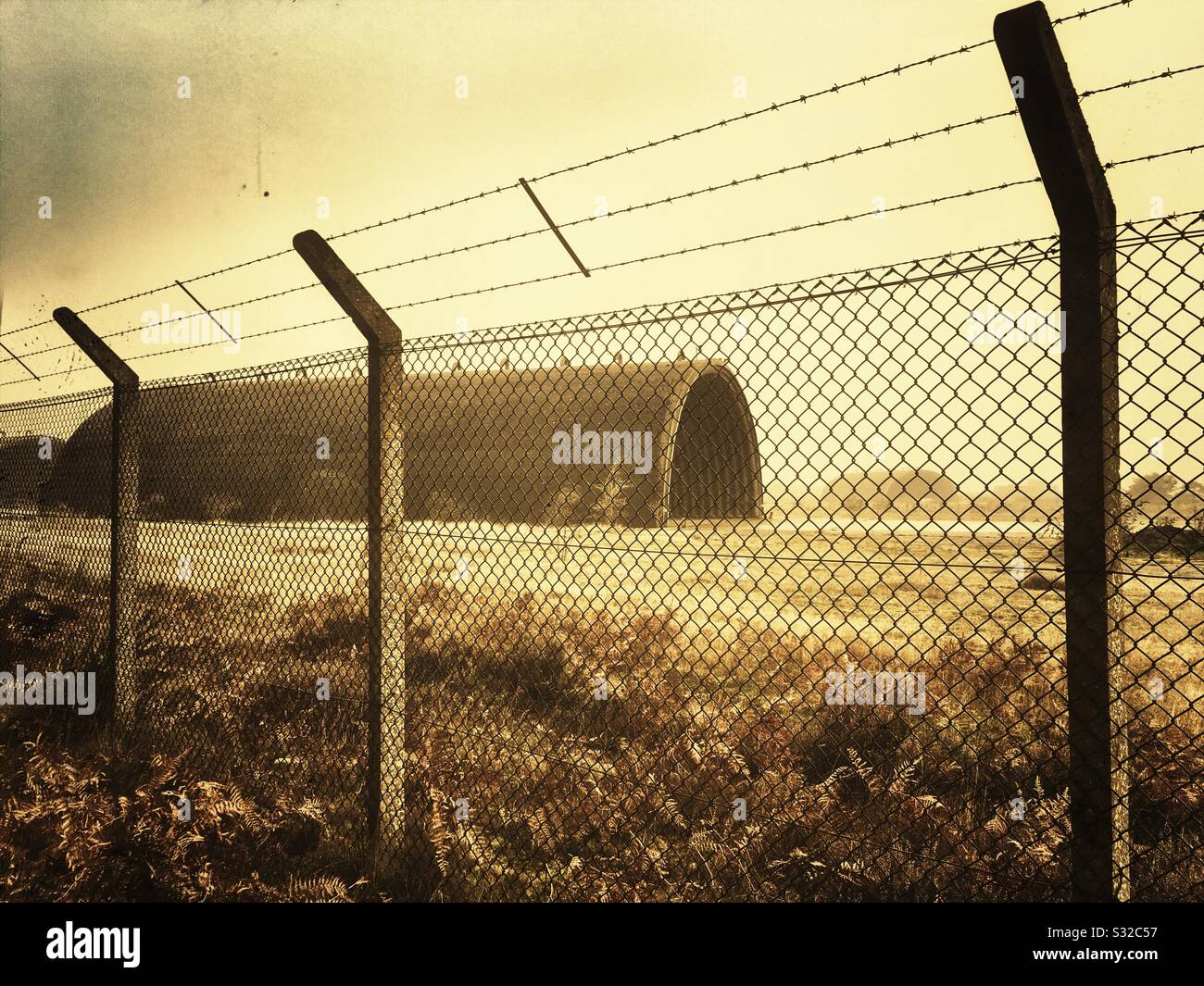 Former USAF Woodbridge airbase - Smartphone Captured Stock Image