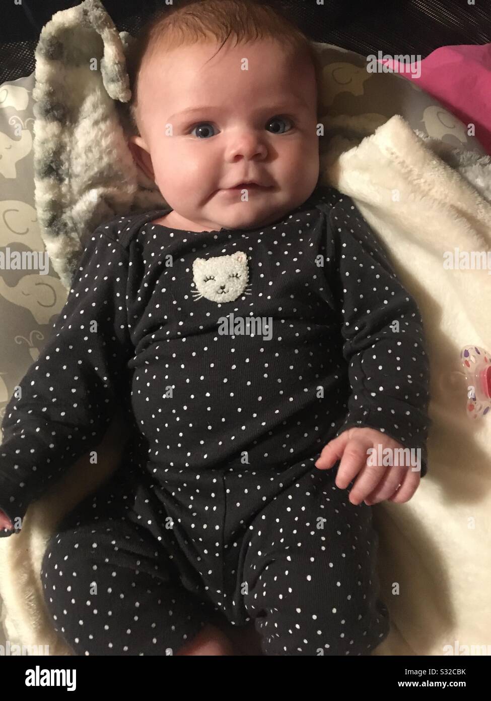 Journey turning 4 months old 🥰 Stock Photo Alamy