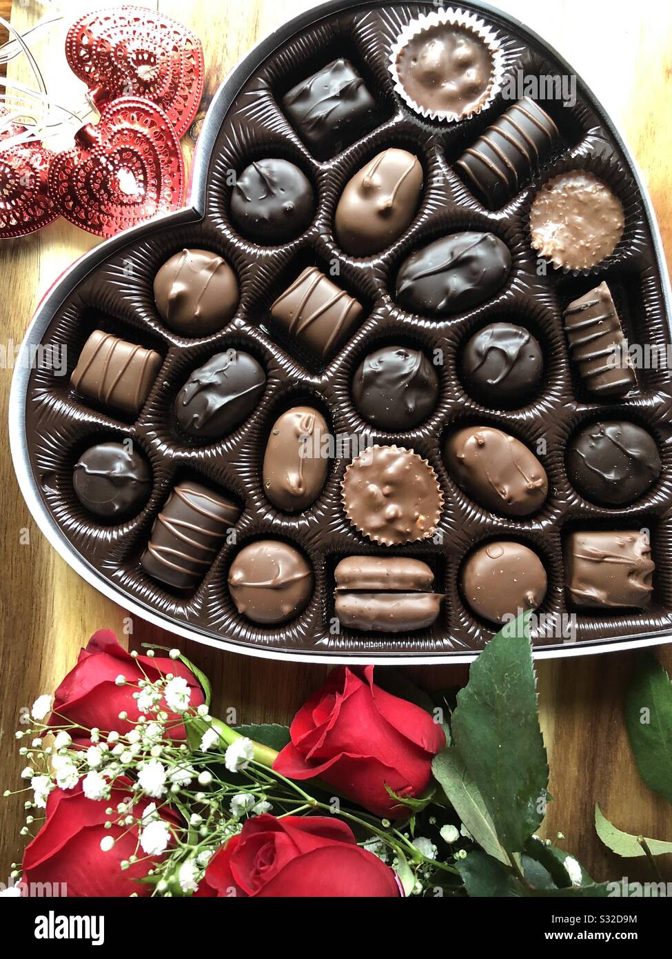 Valentine’s Day gifts - Smartphone Captured Stock Image