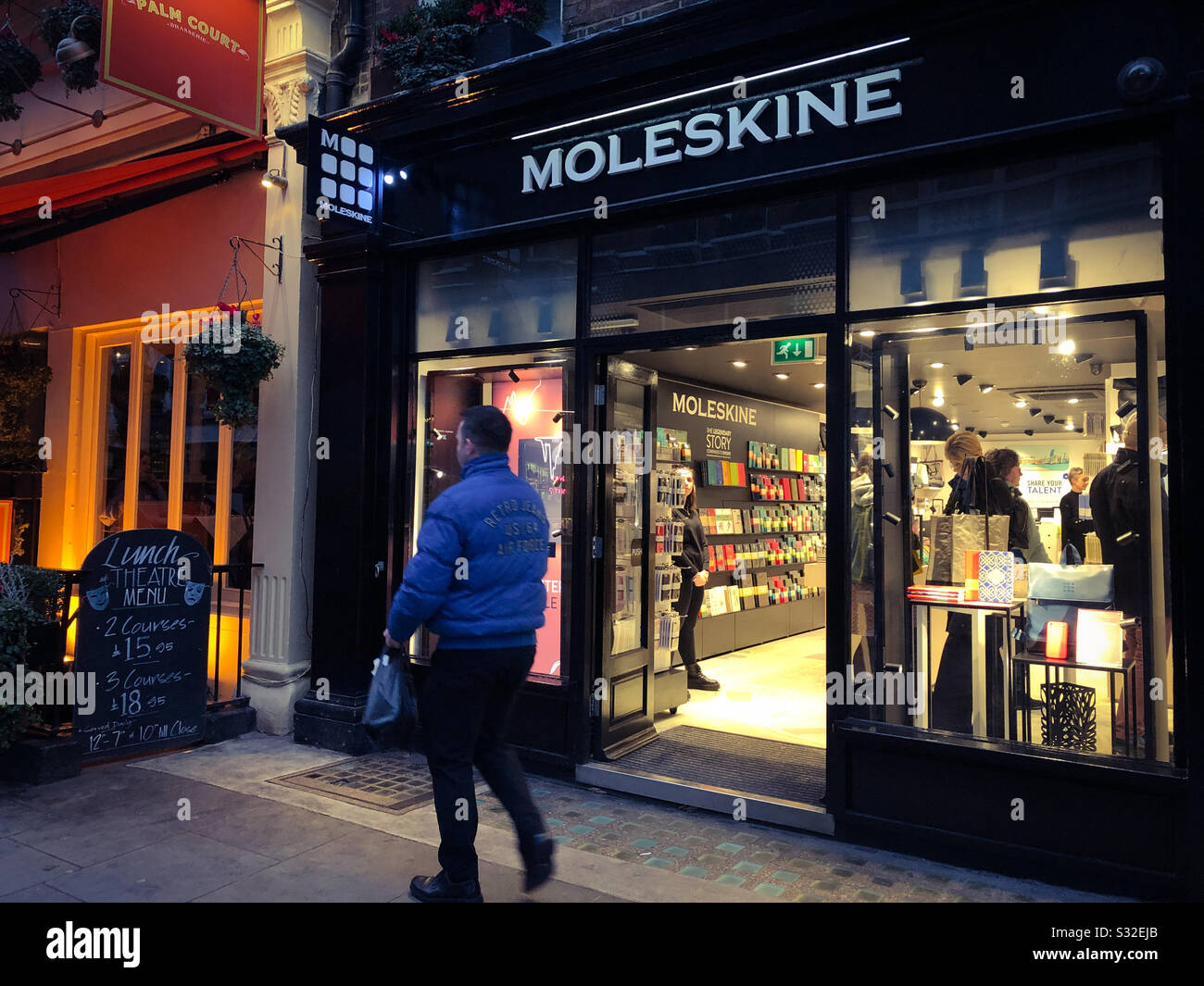 Moleskine, shop exterior, Covent Garden, London, England Stock Photo